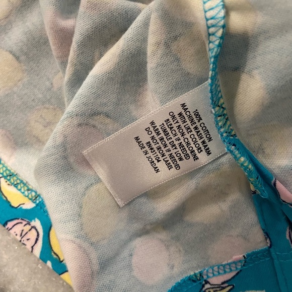 NWT Kim Rogers Size S Turquoise Pink Lemon Crew Neck Short Sleeve Tee Shirt - Picture 10 of 10